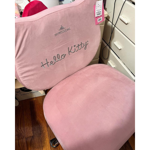 Isabelle & Max™ Mariario Hello Kitty Kawaii Swivel Vanity Chair for